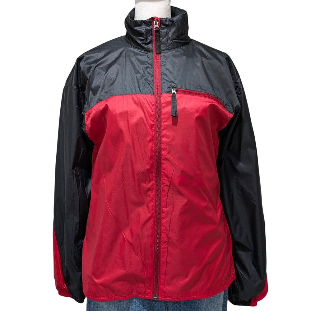 Marmot Women's Driclime Windshirt Resort Jacket Lightweight Red Black Gorpcore M